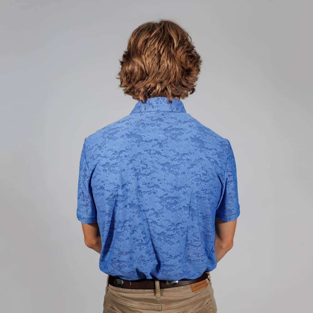 Georgia Southern Textured Polo with GATA State - Image 2