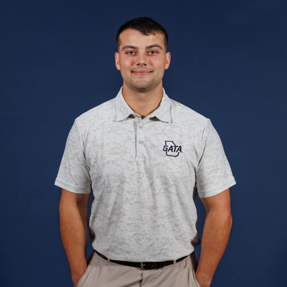 Georgia Southern Flower Mesh Polo GATA|