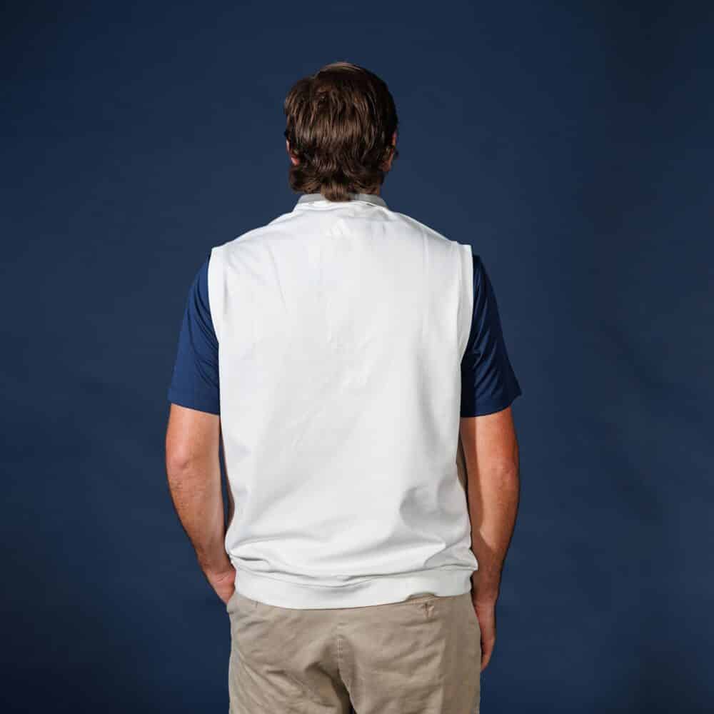 Georgia Southern adidas Elevated 1/4 Zip Pullover Vest with Athletic Logo - Image 2