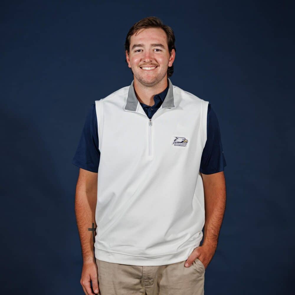 Georgia Southern adidas Elevated 1/4 Zip Pullover Vest with Athletic Logo