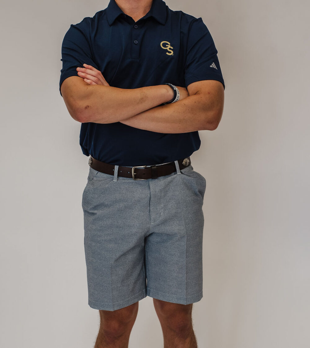 Georgia Southern adidas ULTIMATE365 printed shorts with Eaglehead Embroidered