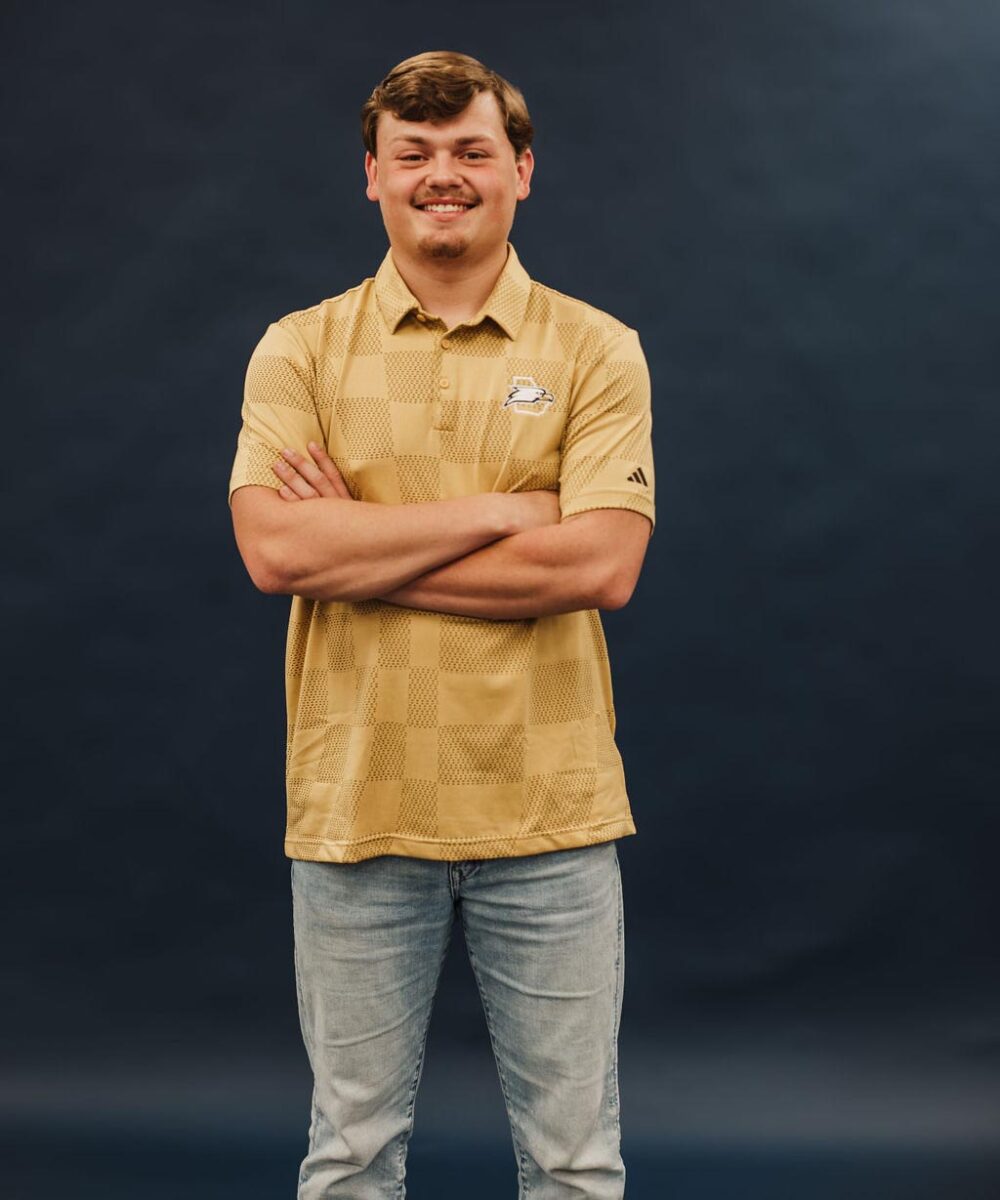 Georgia Southern adidas Men's Oat Golf Ultimate365 Textured